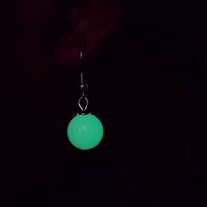 Glow-in-the-Dark Earrings And A Ring Set